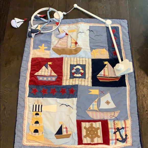 pottery barn sailboat mobile